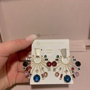 Kendra Scott Fabia Multi-colored Statement Earrings (DISCONTINUED)